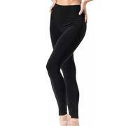 Molten Creek® Women's Bamboo Leggings - High Waisted, Seamless, Comfortable Yoga Pants, Softer Than Cotton, Lightweight & Breathable, Black (UK, Alpha, S, M, Regular)