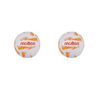 Molten Dynamite Netball, Orange, Size 5 (Pack of 2)