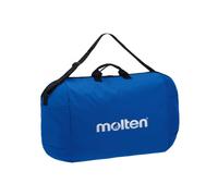 Molten Basketball Bag EB0046-B, Holds 6 Size-7 Basketballs, Adjustable Strap, Zip Access, Blue