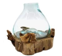 Molten Glass Large Fish Tank 3.7 litre (with light cavity)- 30cm