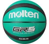 Molten GR Premium Rubber Basketball | Indoor/Outdoor Play | Durable Pro Pebble Grip Texture | Reaction Training | Size 5 | For Boys age 7, 8, 9, 10 & 11, Girls age 12 & 13 | Green & Black