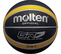 Molten Youth Molten Basket Ball, Black / Yellow, Size 6
