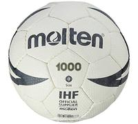 Molten IHF Approved Club/School Handball - White/Black, Size 0, Nicht zutreffend