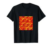 Molten Lava Abstract Pattern T-Shirt