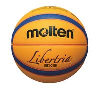 Molten Unisex Adult Basketball ball B33T5000 Fiba 3x3 Basketball Balls - yellow/blue/orange, 6
