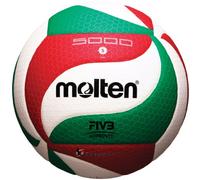 Molten V5M5000 Men's NCAA Flistatech Volleyball, Red/Green/White, 1