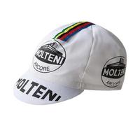 MOLTENI WORLD CHAMPION VINTAGE BIKE CAP WHITE