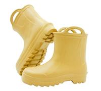 molti Kids Wellington Boots - Super Lightweight EVA Rain Boots with Handle, Waterproof, Non-Slip - G 24-34 - For Boys & Girls, yellow, 11.5 UK Child