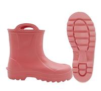 molti Kids Wellington Boots - Super Lightweight EVA Rain Boots with Handle, Waterproof, Non-Slip - G 24-34 - For Boys & Girls, pink, 9 UK