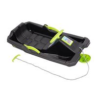 MOLTI Steering Sledge, 84 cm, Includes Pull Rope, Sophisticated Steering System, Cold and Light-resistant Plastic, Winter Fun, Snow (Black)