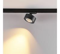 Molto Luce LED 3-phase track spotlight Mag, black, 827