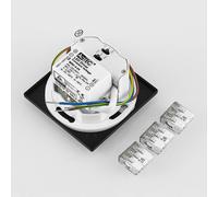 Molto Luce LED recessed light Wall 68 R Sina IP44 SQ, black