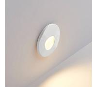 Molto Luce LED recessed light Wall 68R Sina IP44 RD, white, CCT