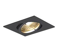 Molto Luce Quad Ceiling Light 230 V Flat and Pivotable Aluminium Black Matt