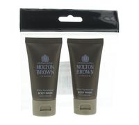 Molton Brown 2x 30ml Body Wash Gift Set White Sandalwood
