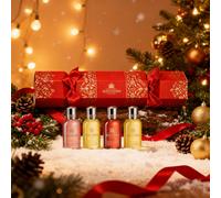 Molton Brown Bath & Shower Gel Set 4 x 50ml Floral Scent Cracker Gift Body Wash