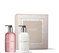 Molton-Brown Collection Delicious-Rhubarb-RoseHand care gift set Fine Liquid Hand Wash 300 ml + Hand Lotion 300 ml