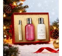 Molton Brown Fiery Pink Pepper Travel Gift Set - Body Lotion, Shower Gel & EDT