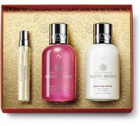 Molton Brown Fiery Pink Pepper Travel Gift Set - Body Lotion, Shower Gel & EDT