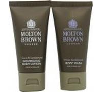 Molton Brown Gift Set 30ml Coco & Sandalwood Body Lotion + 30ml White Sandalwood Body Wash