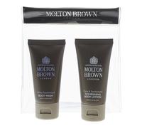 Molton Brown Gift Set: Coco Sandalwood Body Lotion 30ml - White Sandalwood Body Wash 30ml