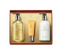 Molton Brown Hand Care Gift Set Flora Luminare Luxury Hand Wash, Lotion & Cream