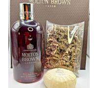 MOLTON BROWN Pink Pepper Bath Shower Gel 300ml & EDT 7.5ml Soap Gift Set Bag