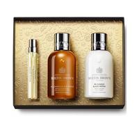 Molton Brown Re-Charge Black Pepper Travel Gift Set Shower Gel Body Lotion & EDT