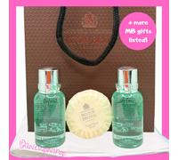 MOLTON BROWN Wild Mint & Lavendin Bath & Shower Gel 30ml x2 Soap Gift Bag Set