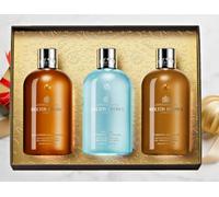 Molton Brown Bath & Body Bath & Shower Gel Woody & Aromatic Body Care Collection Re-charge Black Pepper Bath & Shower Gel 300 ml + Coastal Cypress & Sea Fennel Bath & Shower Gel 300 ml + Tobacco Absolute Bath & Shower Gel 300 ml