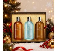 Molton Brown Bath & Body Bath & Shower Gel Woody & Aromatic Body Care Collection Re-charge Black Pepper Bath & Shower Gel 300 ml + Coastal Cypress & Sea Fennel Bath & Shower Gel 300 ml + Tobacco Absolute Bath & Shower Gel 300 ml