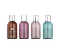 Molton-Brown Bath-Body Bath-Shower-GelBody Care Collection Woody & Floral Bath & Shower Gel Re-Charge Black Pepper 100 ml + Bath & Shower Gel Delicious Rhubarb & Rose 100 ml + Bath & Shower Gel Fiery