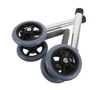 MOLUCKFU 1 Pair Walker Brake Wheels Replacement Universal Stem Casters for Folding Walkers and Rollators Quiet No Noise Mobility Aid Accessories for Elderly Support and Stability