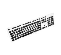 MOLUCKFU 1 PC Semi Transparent Black Keyboard Protector for Wired Keyboard Heat Cold Resistant Comfortable Typing