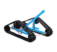 MOLUCKFU 1 Set Assemble Tracked Car Model Kit DIY Science Experiment Project for Hands Learning Material Educational Building Kit for Students