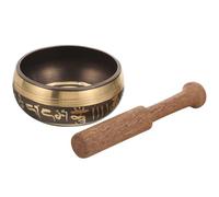 MOLUCKFU 1 Set Singing Bowl Lightweight Meditation Bowl with Wooden Mallet for Home Decor Mindfulness and Relaxation Random Style