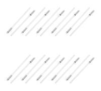 MOLUCKFU 10 Pairs Transparent Metal Temple Tips for Eyeglasses Glasses Arm Replacement Kit with Anti-Slip Legs Covers for Sports Work and Casual Use