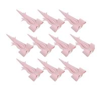 MOLUCKFU 10 Sets Pink Folding Flower Bouquet Boxes with Bowknot Ornament, Paper Fresh Flower Packing Containers for Valentine’S Day Wrapping and DIY Floral Arrangements