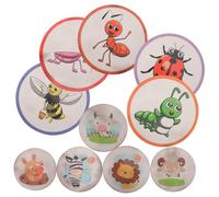 MOLUCKFU 10 Sheets Potty Training Stickers for Heat-Sensitive Color Changing Cartoon Decals Easy Stick Toilet Reward Chart for Boys and Fun Animal and Insect Patterns for Toilet Use