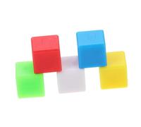 MOLUCKFU 100Pcs Colorful Plastic Blocks Math Teaching Manipulatives Sensory Educational Geometry Cubes for Sequencing Sorting Pattern Learning and Algebra Practice