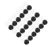 MOLUCKFU 100pcs Go Chess Pieces Resin Go Game Board Black White Compact Craft Stones for Clubs and Educational Play