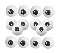 MOLUCKFU 100pcs Inflatable Eyeball Balloons White Latex Halloween Party Decorations DIY Photo Props for Birthday Wedding Outdoor Balloon Garland Arch