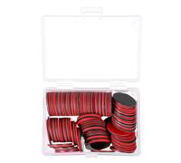 MOLUCKFU 100Pcs Plastic Counting Chips, Two-Color Round Math Learning Tokens, Educational Mathematics Teaching Aids Suitable for Early Learning and Bingo Games