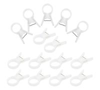 MOLUCKFU 100Pcs Plastic Garden Plant Clips for Vegetable and Flower Support, Lightweight Plant Clamps for Tomatoes and Climbing Plants in Garden