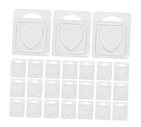 MOLUCKFU 100pcs Plastic Wax Melt Cube Containers Lightweight Clamshell for Aromatherapy Projects and Candle Making