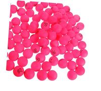 MOLUCKFU 100pcs Raffle Balls Plastic Pingpong Table Tennis Balls for Bingo Games Party Events Reusable with Clear Visible Numbers for Fair Raffle Draws