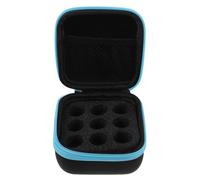 MOLUCKFU 10ML Insulin Vial Storage Box with 9 Compartments Blue Insulin Fridge Organizer Case Diabetic Medicine Cooler Travel Protector