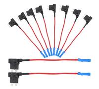 MOLUCKFU 10pcs Automotive In Line Fuse Holder Tap Adapter Gauge Wire Circuit Protection for Car Van Rv Truck Electrical System Accessory