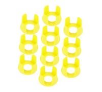 MOLUCKFU 10pcs Emergency Stop Button Protective Covers Lightweight User-Friendly Caps for Industrial Safety Versatile Compatibility Emergency Stop