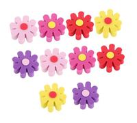MOLUCKFU 10pcs EVA Car Antenna Topper Daisy Flower Vehicle Decoration Exterior Roof Ornaments for Women Car Decor Conceals Antenna Flaws Fit